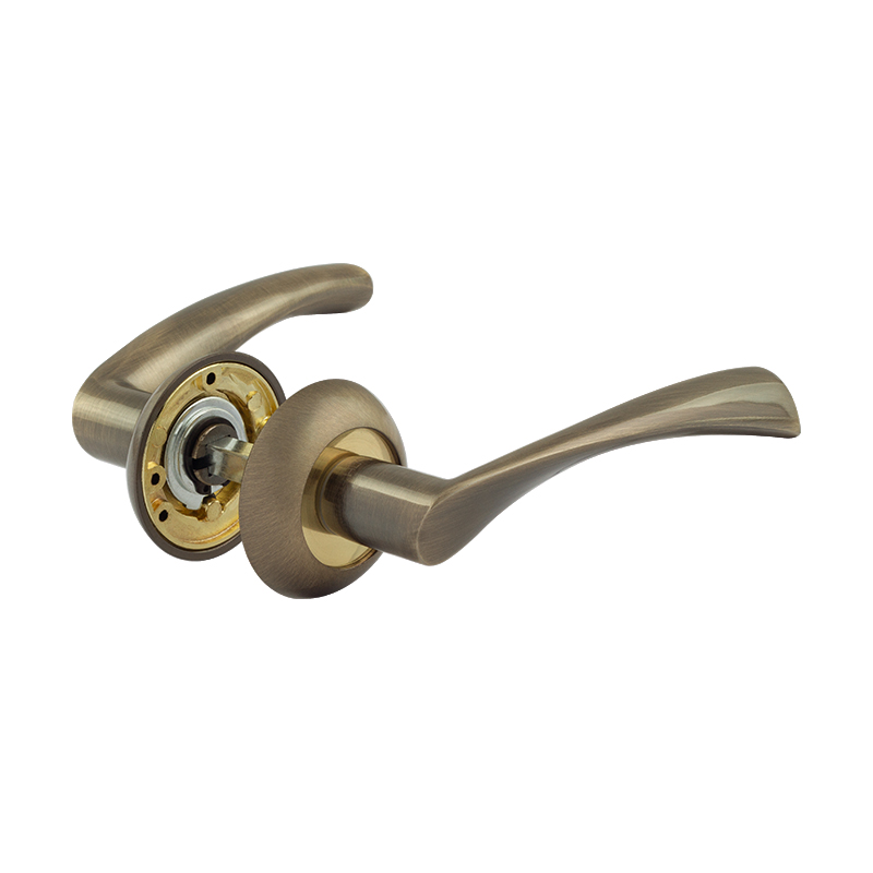 Ручка дверная 100А Al цвет Старая бронза Нора-М