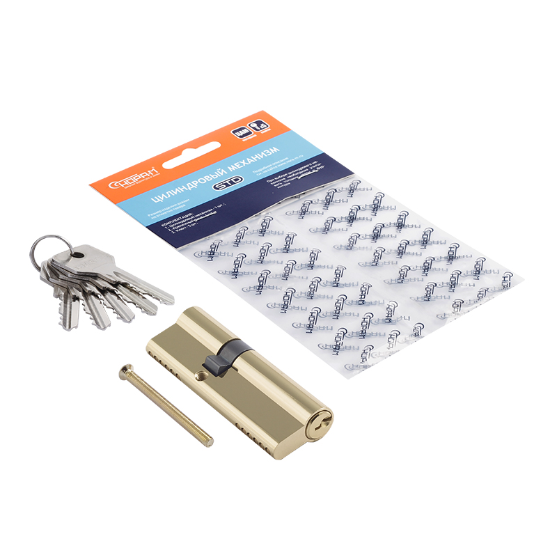 Комплектация и упаковка Цилиндр STD Z Л цвет Золото Нора-М