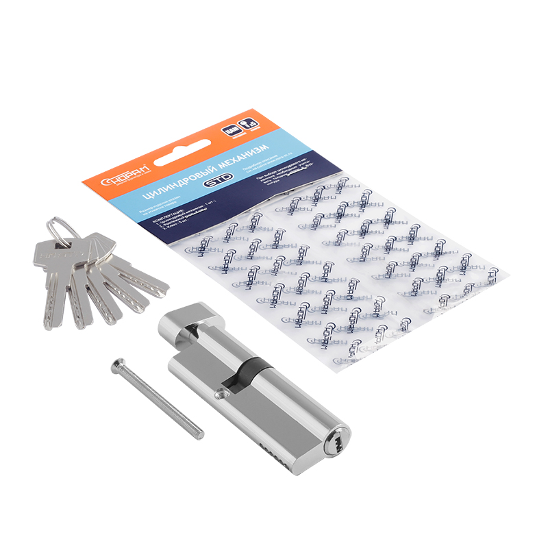 Комплектация и упаковка Цилиндр STD Z ЛПВ цвет Хром Нора-М