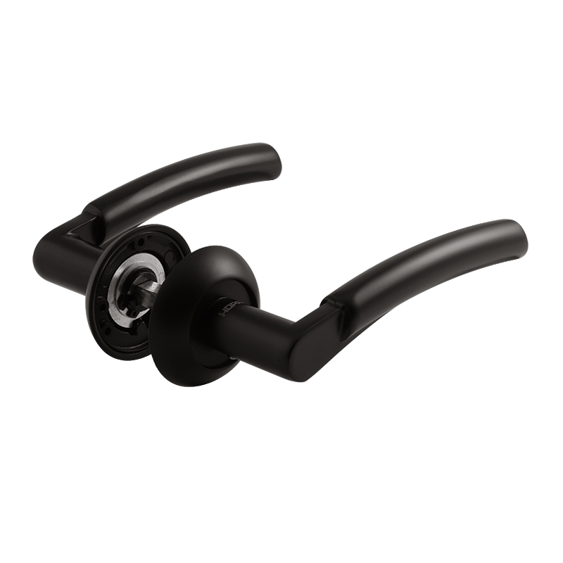 Ручка дверная 99А AL цвет Черный Нора-М