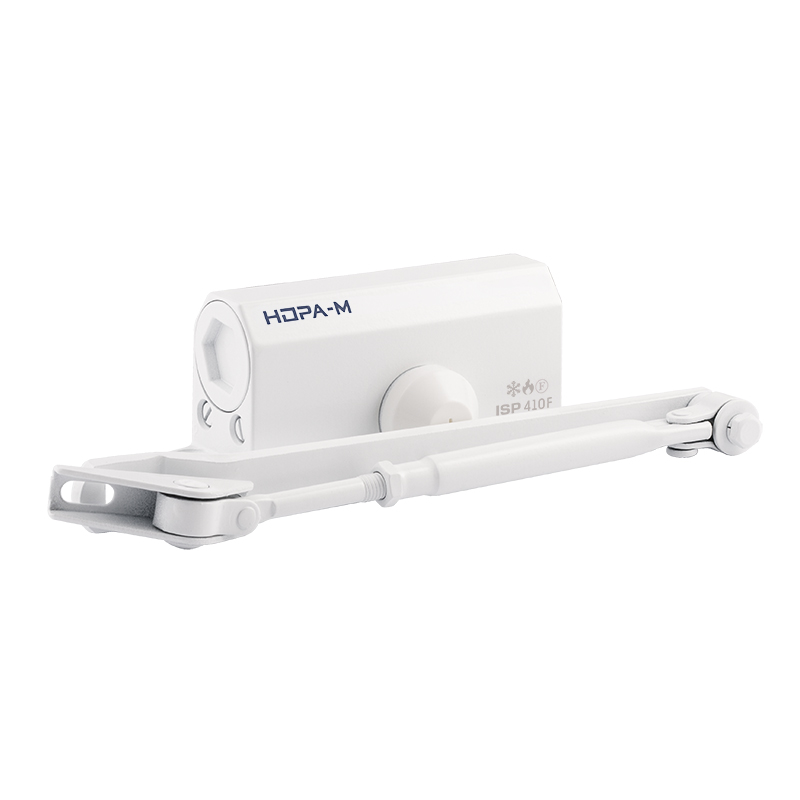 Доводчик дверной с фиксацией 410 F ISPARUS от 15 до 60 кг цвет Белый Нора-М