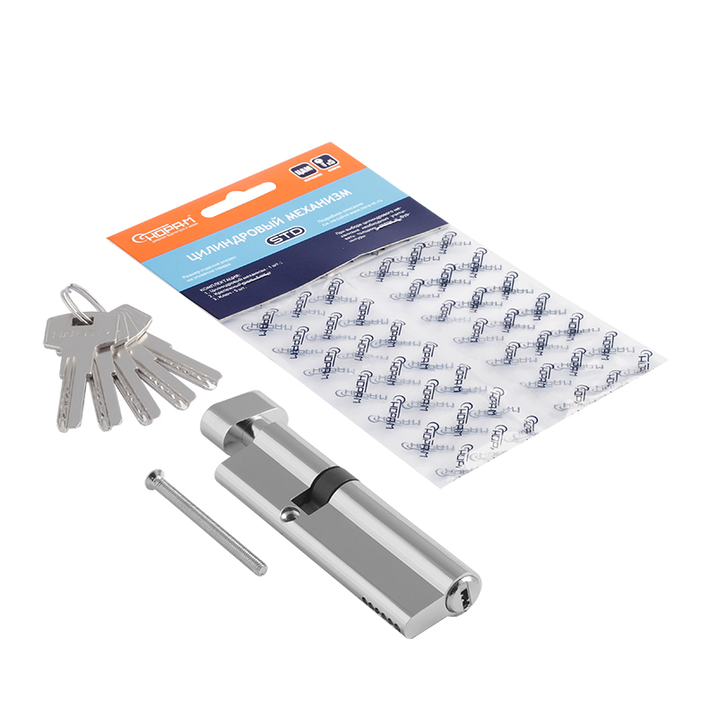 Комплектация и упаковка Цилиндр STD Z ЛПВ цвет Хром Нора-М