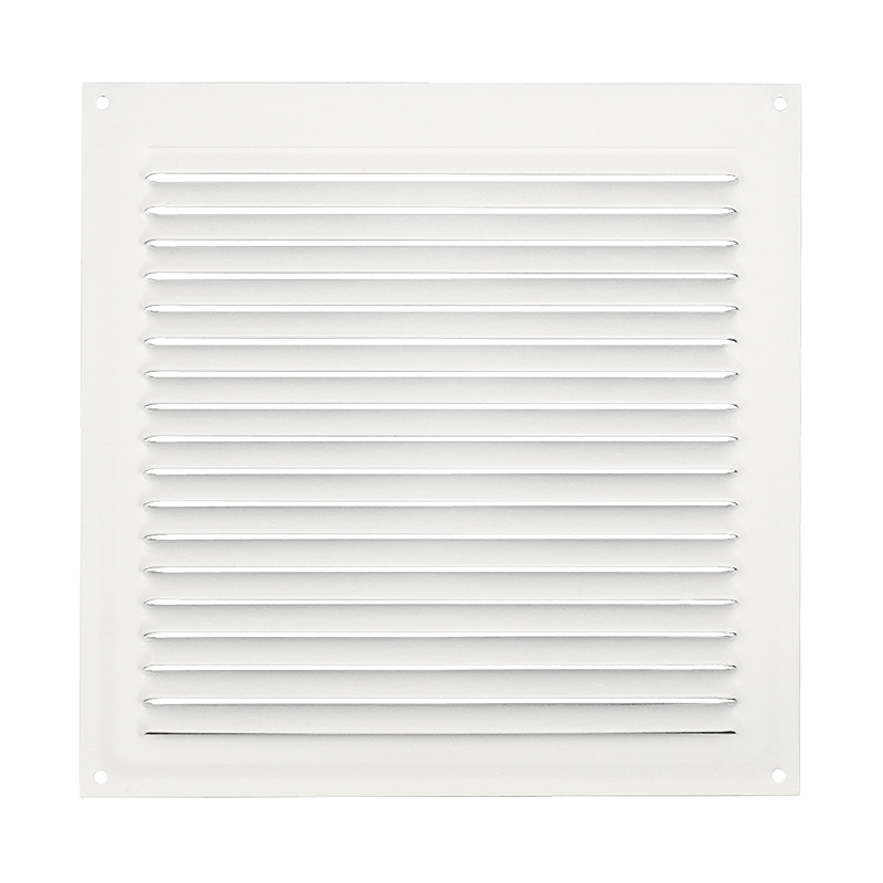 Решетка с сеткой 175*175 мм цвет Сигнальный белый Нора-М