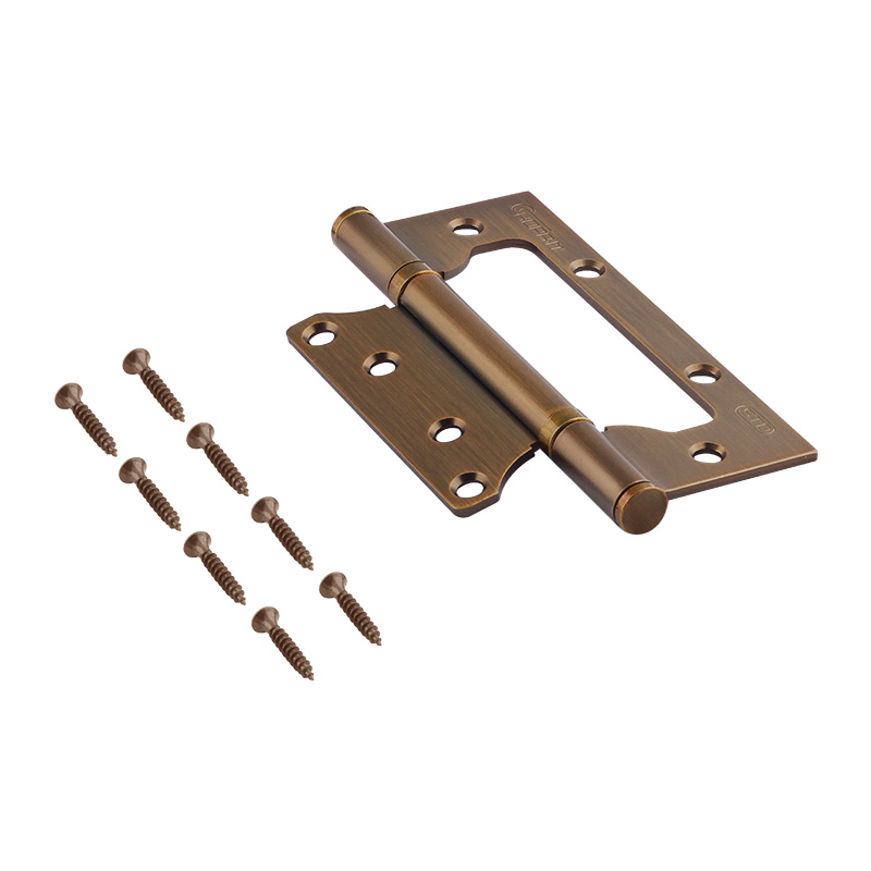 Комплектация и упаковка Петля без врезки 800-5" STD (125*75*2,5) без колп. цвет Матовый кофе Нора-М