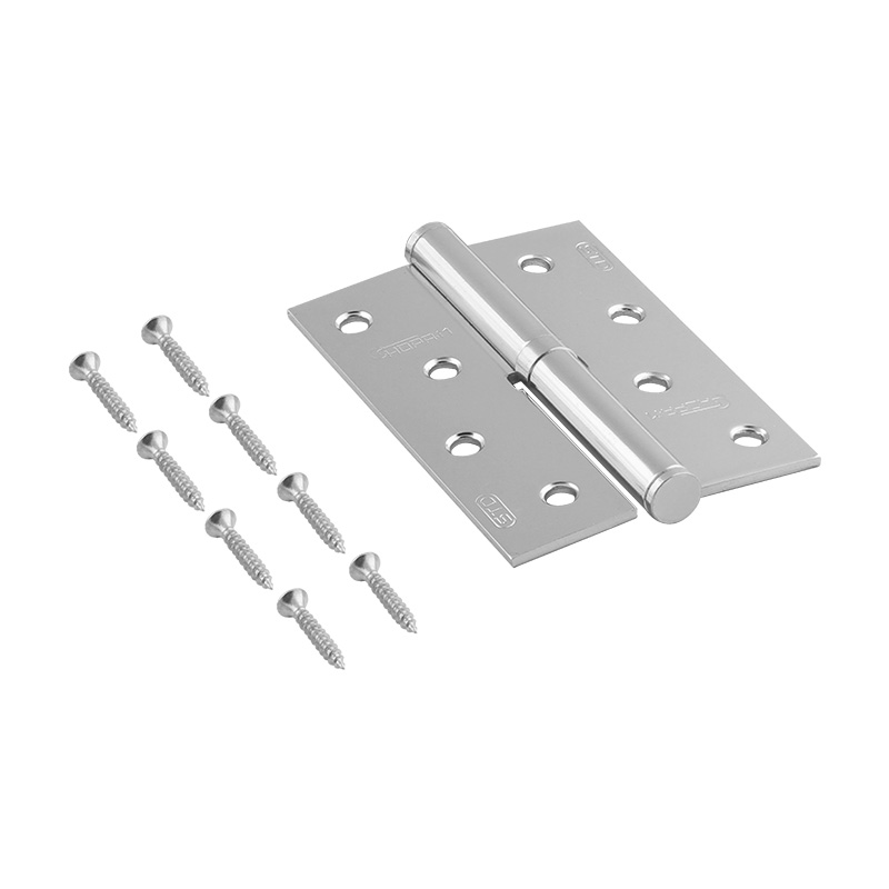 Комплектация и упаковка Петля левая/правая 750-4" STD (100*70*2,5) без колп. цвет Хром Нора-М