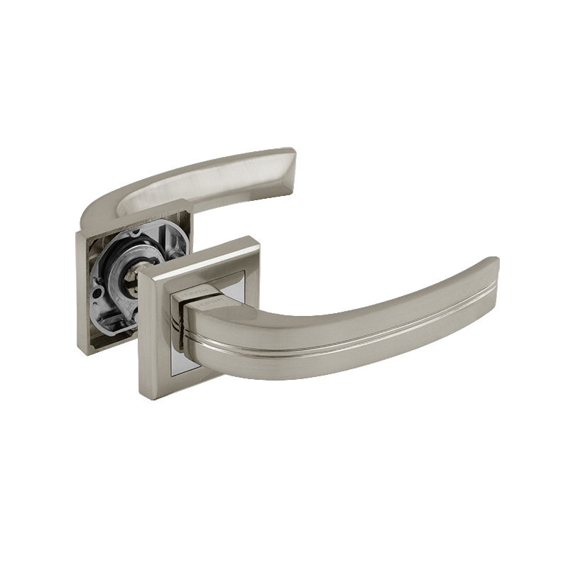 Ручка дверная 106К AL цвет Матовый никель Нора-М