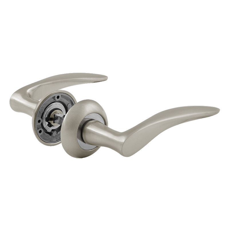 Ручка дверная 38А цвет Матовый никель Нора-М