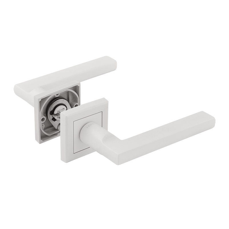 Ручка дверная 108K AL цвет Белый Нора-М