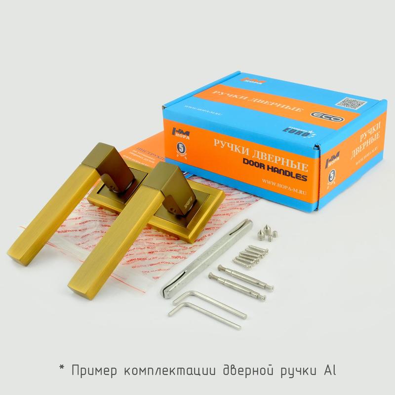 Комплектация и упаковка Ручка дверная 111K AL цвет Хром Нора-М