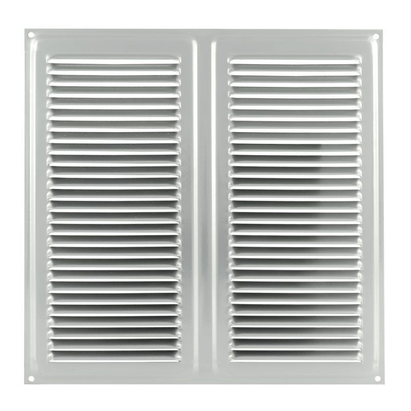 Решетка с сеткой 250*250 мм цвет Хром Нора-М