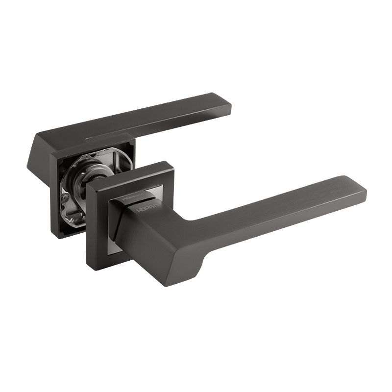 Ручка дверная 111K AL цвет Графит Нора-М