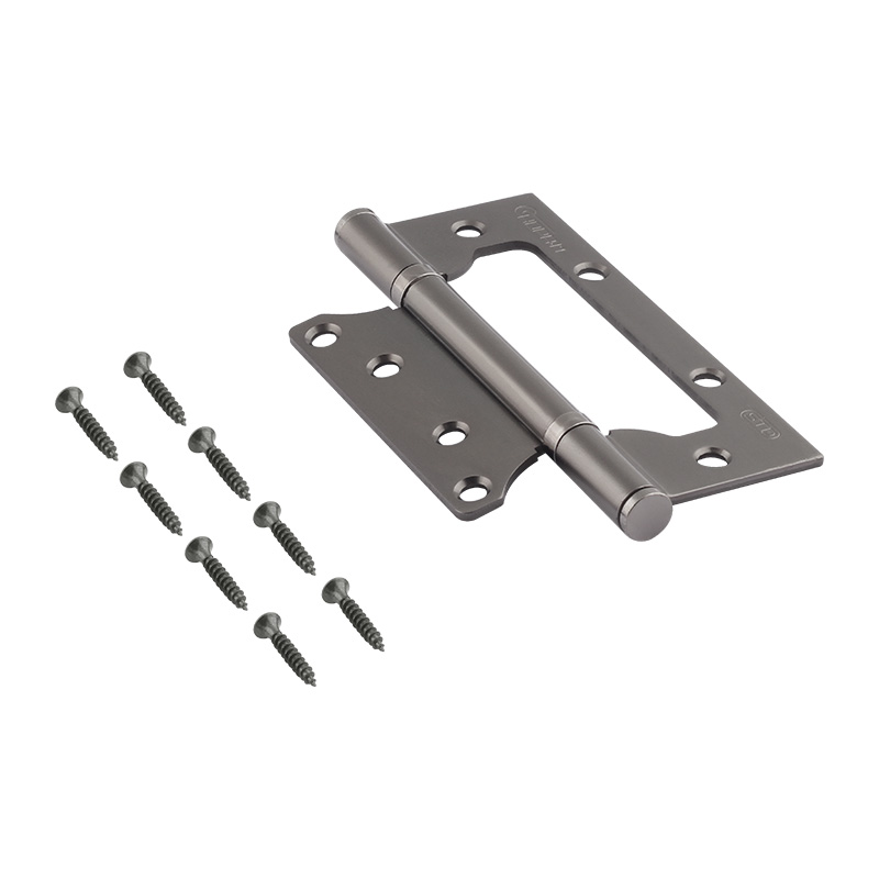 Комплектация и упаковка Петля без врезки 800-5" STD (125*75*2,5) без колп. цвет Графит Нора-М