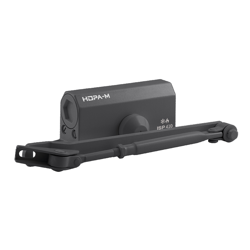 Доводчик дверной 410 ISPARUS от 15 до 60 кг цвет Графит (7016) Нора-М