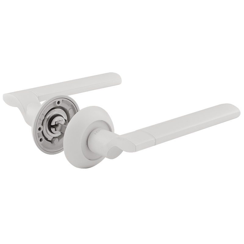 Ручка дверная 103А AL цвет Белый Нора-М