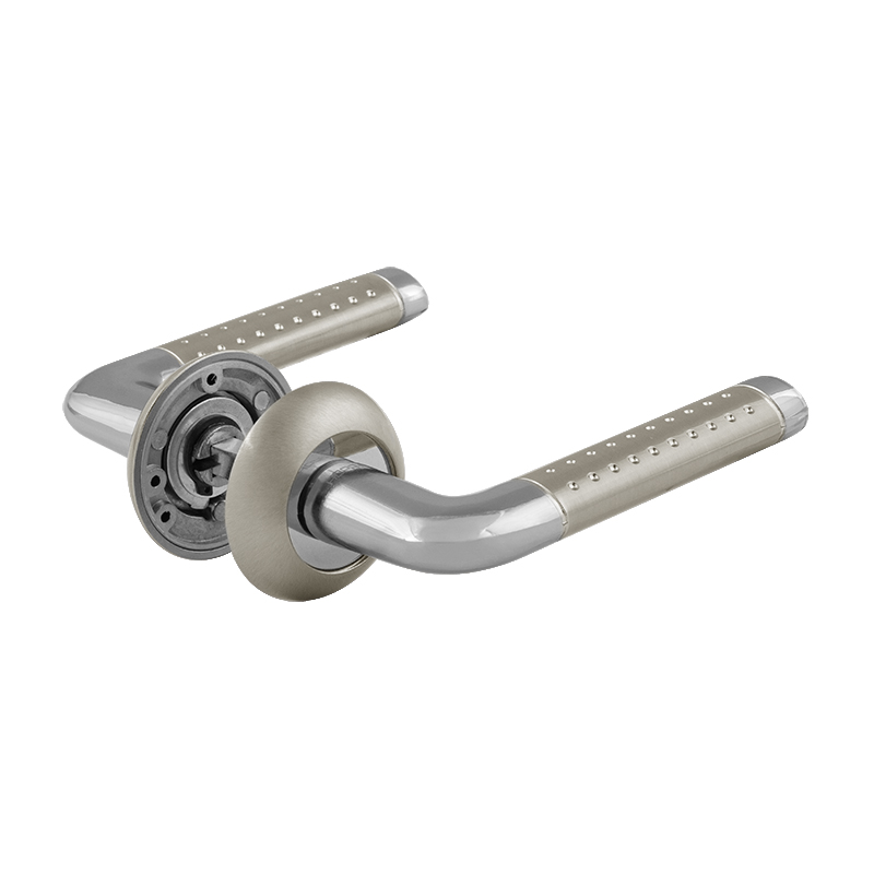 Ручка дверная 101А  цвет Матовый никель Нора-М