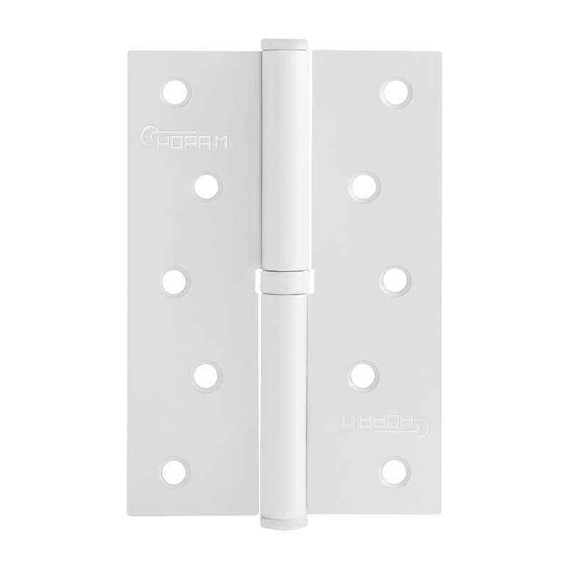 Петля левая/правая 750-5" STD (120*80*2,5) без колп. цвет Белый Нора-М