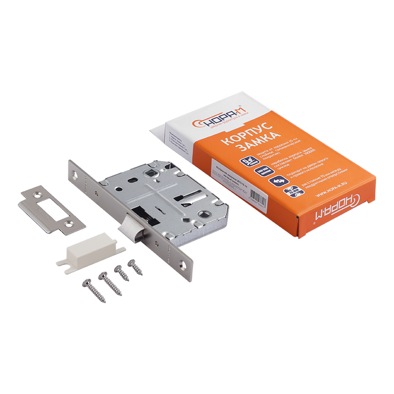 Комплектация и упаковка Внутренний механизм с прямой планкой 2070-70 цвет Матовый никель Нора-М