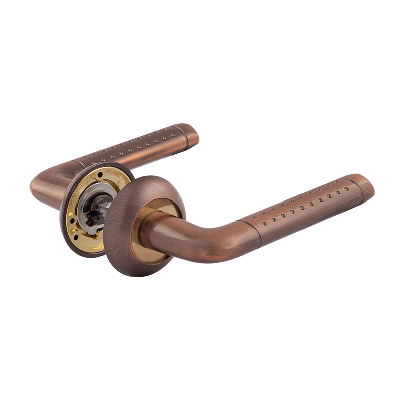 Ручка дверная 101А  цвет Старая медь Нора-М