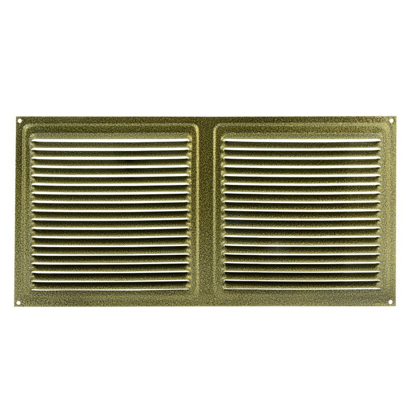 Решетка с сеткой 175*350 мм цвет Старая бронза Нора-М