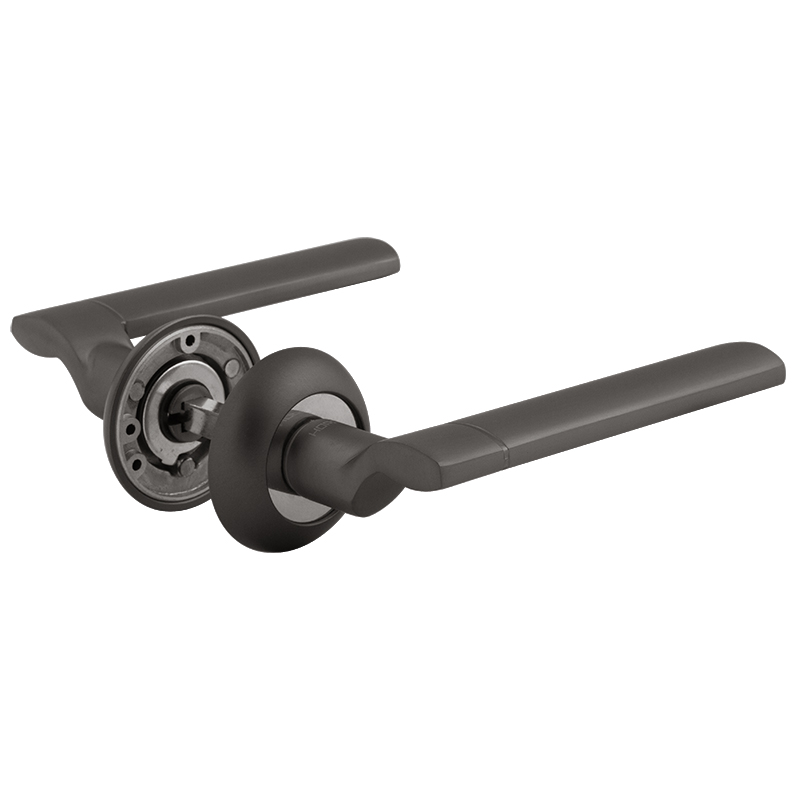 Ручка дверная 103А AL цвет Графит Нора-М