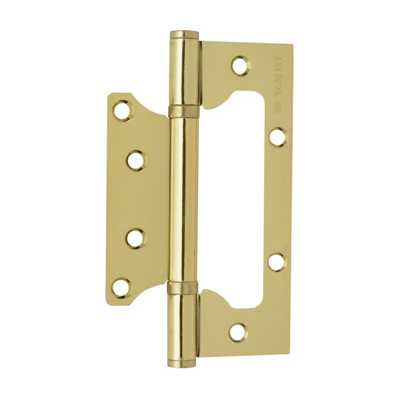 Петля без врезки 800-5" (125*75*2,5) без колп. цвет Золото Нора-М