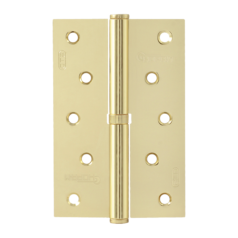 Петля левая/правая 750-5" STD (120*80*2,5) без колп. цвет Золото Нора-М