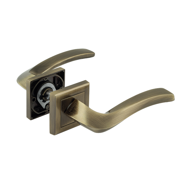 Ручка дверная 112К AL цвет Старая бронза Нора-М