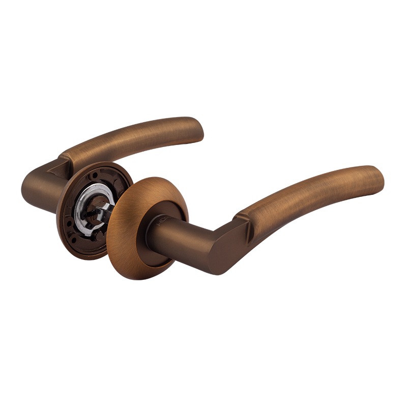 Ручка дверная 99А AL цвет Матовый кофе Нора-М