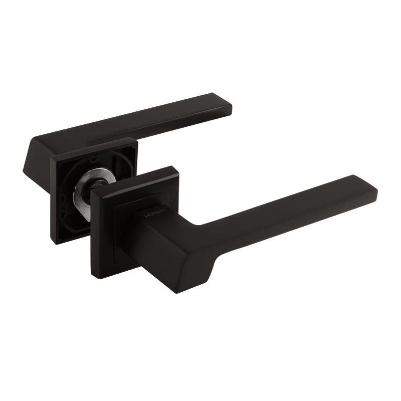 Ручка дверная 111K AL цвет Черный Нора-М