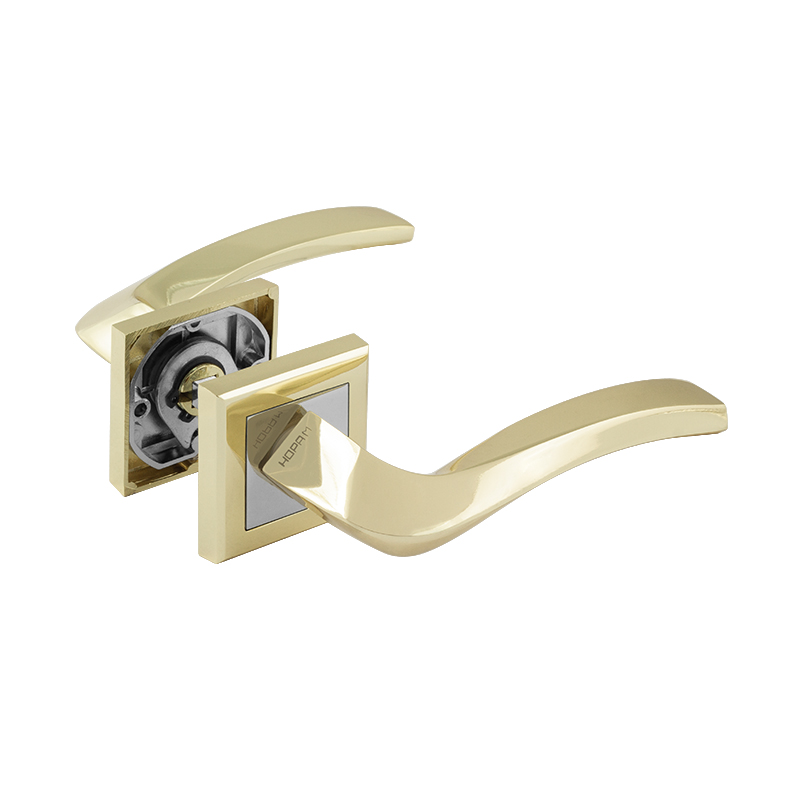 Ручка дверная 112К AL цвет Золото Нора-М