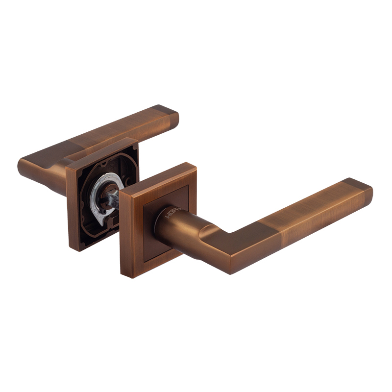 Ручка дверная 108K AL цвет Матовый кофе Нора-М