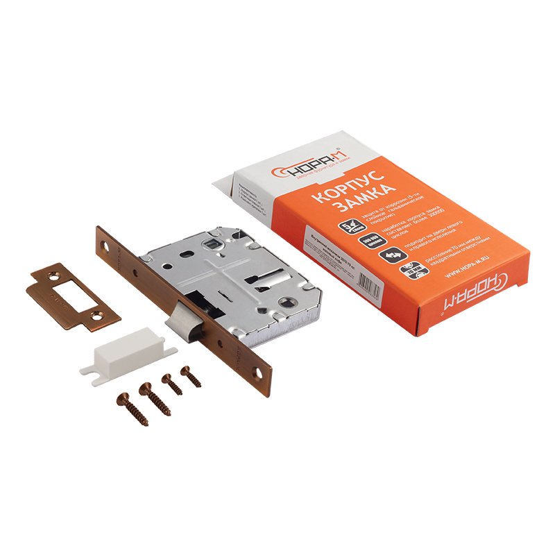 Комплектация и упаковка Внутренний механизм с прямой планкой 2070-70 цвет Матовый кофе Нора-М