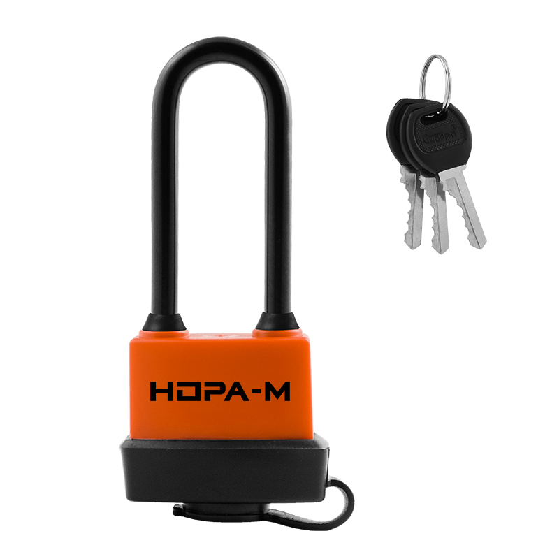 Замок навесной всепогодный ЗНВ-702дд цвет Оранжевый Нора-М