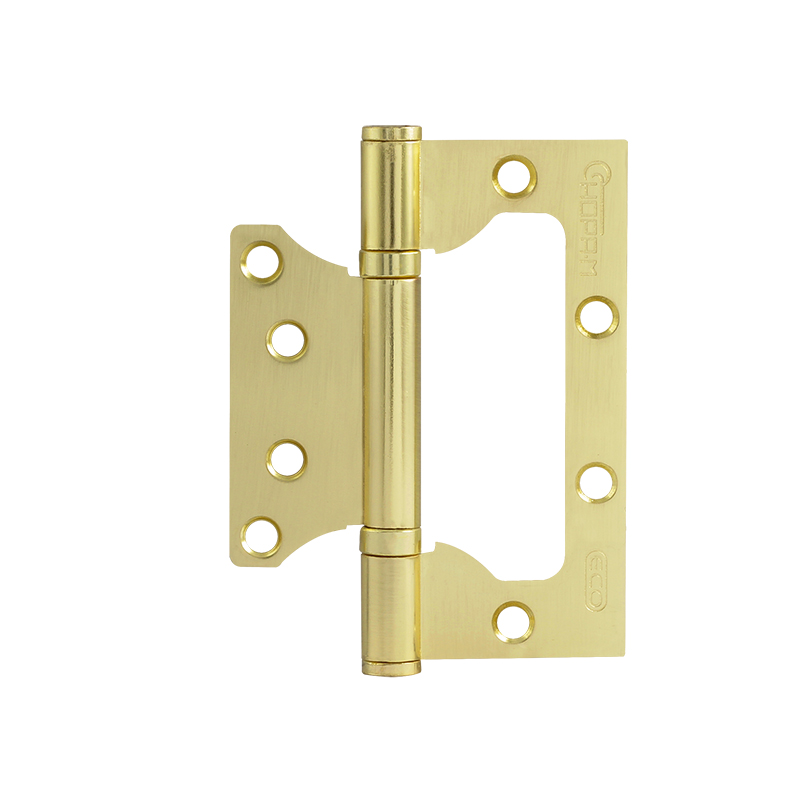 Петля без врезки 800-4" STD (100*75*2,5) без колп. цвет Матовое золото Нора-М