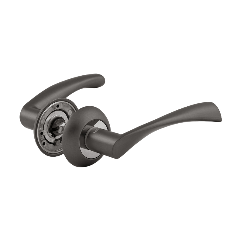 Ручка дверная 100А Al цвет Графит Нора-М