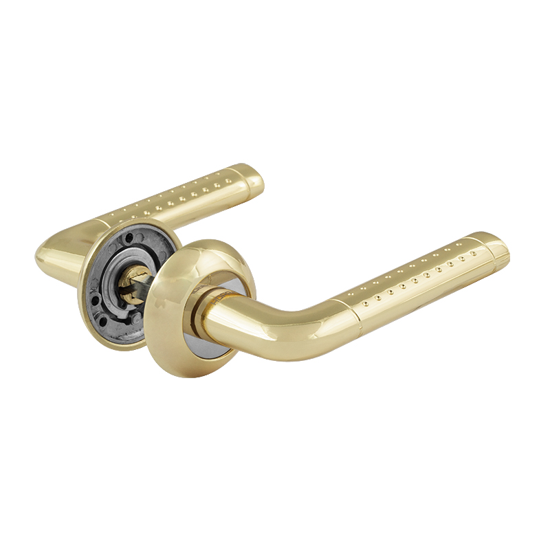 Ручка дверная 101А  цвет Золото Нора-М