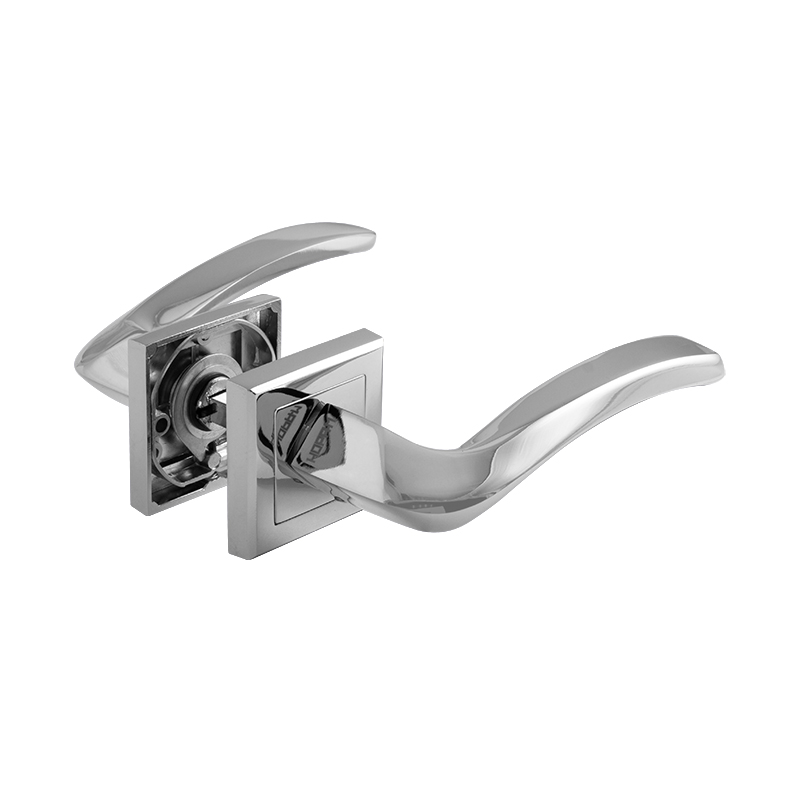 Ручка дверная 112К AL цвет Хром Нора-М