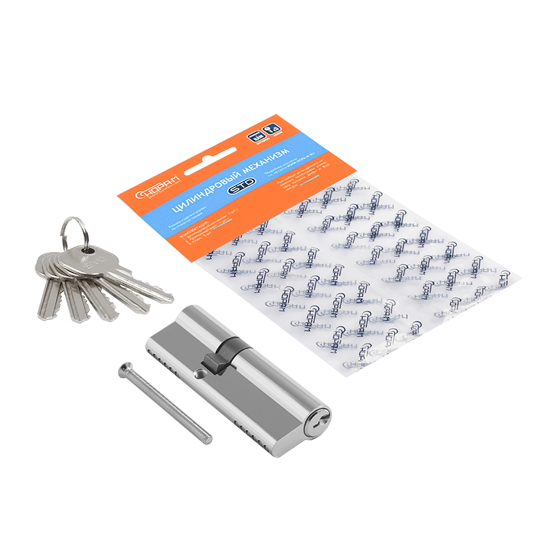 Комплектация и упаковка Цилиндр STD Al Л цвет Хром Нора-М