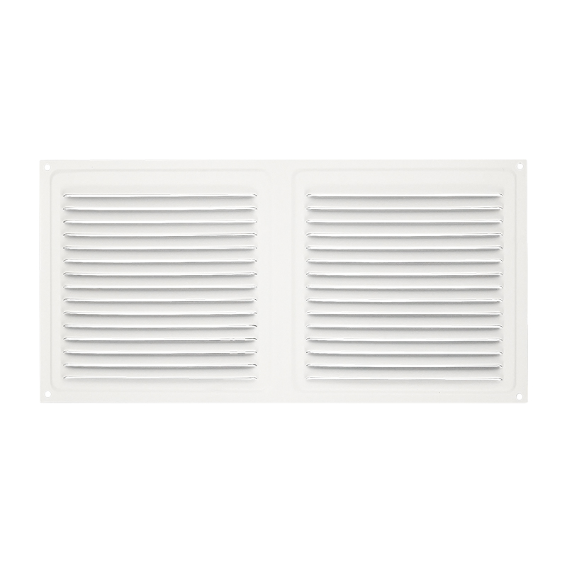 Решетка с сеткой 150*300 мм цвет Сигнальный белый Нора-М