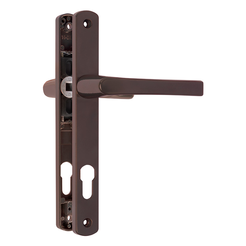 Ручки для узкопрофильных дверей РПУ 25-85 цвет Коричневый Нора-М