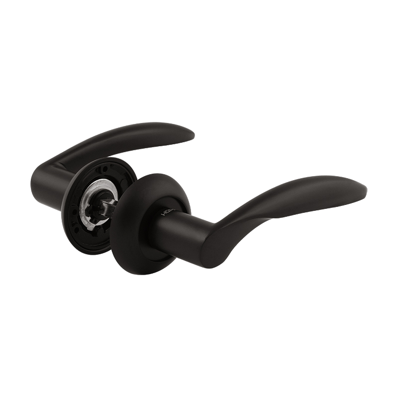 Ручка дверная 94А AL цвет Черный Нора-М