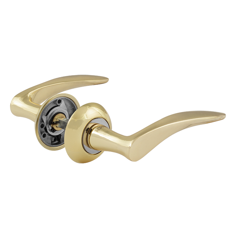 Ручка дверная 38А цвет Золото Нора-М