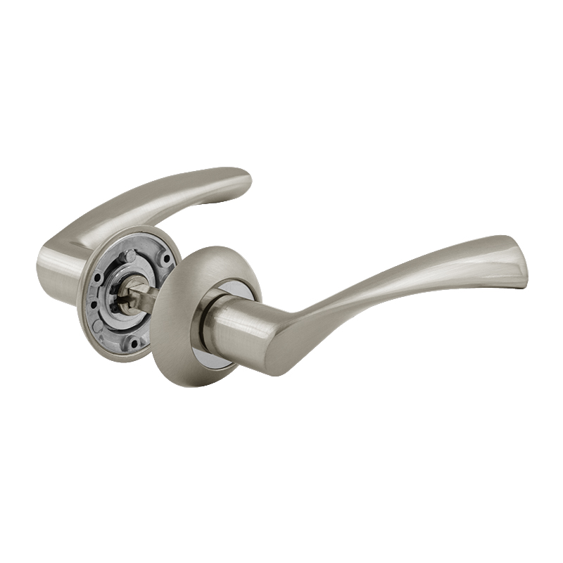 Ручка дверная 100А Al цвет Матовый никель Нора-М