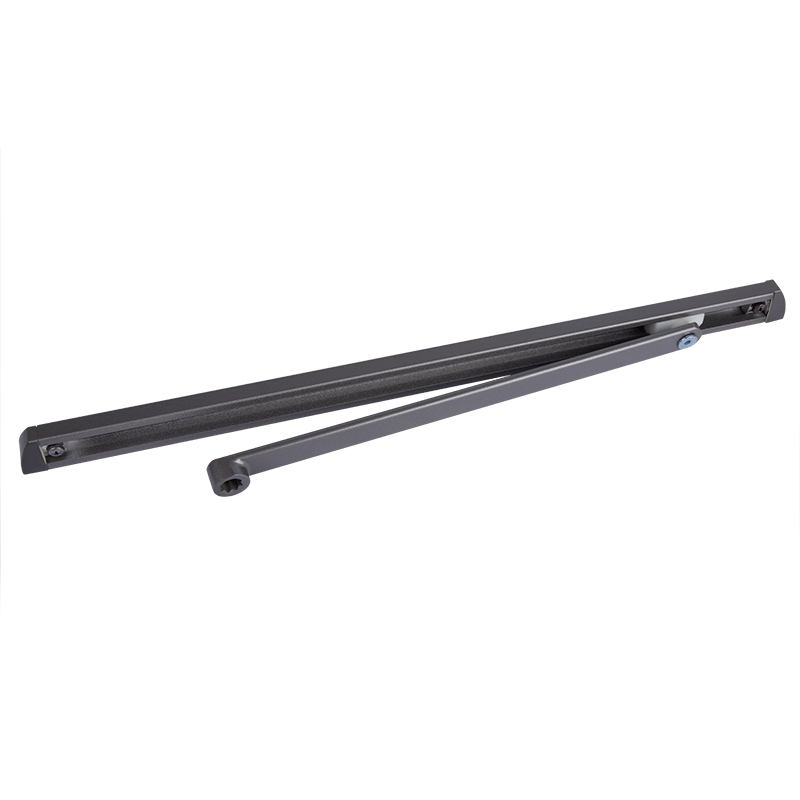 Тяга для дверного доводчика Рычаг скользящий для доводчиков №3S, 4S, 450 цвет Графит Нора-М