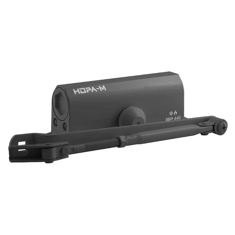 Доводчик дверной 440 ISPARUS от 80 до 140 кг цвет Графит (7016) Нора-М