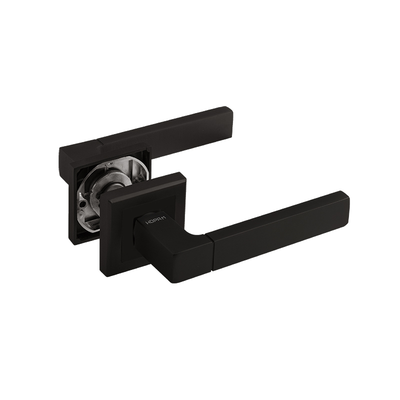 Ручка дверная 109К AL цвет Черный Нора-М