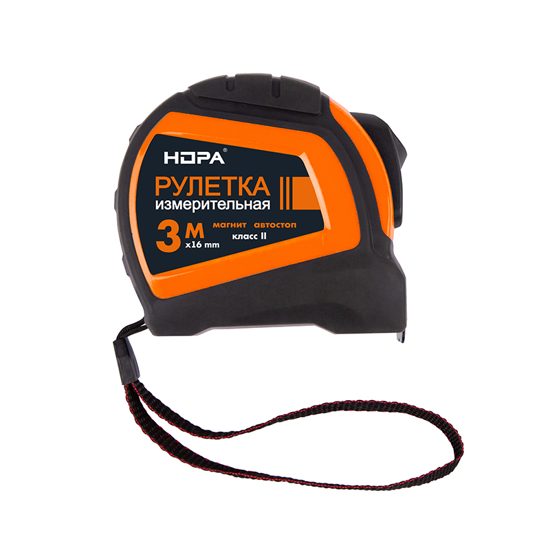Рулетка измерительная  Нора-М ударопрочная 3 м х 16 мм цвет Оранжевый Нора-М