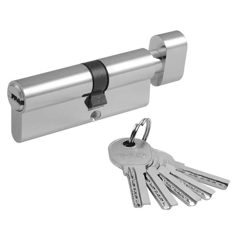 Цилиндр STD Al ЛПВ цвет Хром Нора-М