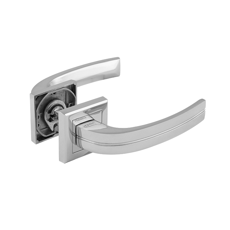 Ручка дверная 106К AL цвет Хром Нора-М