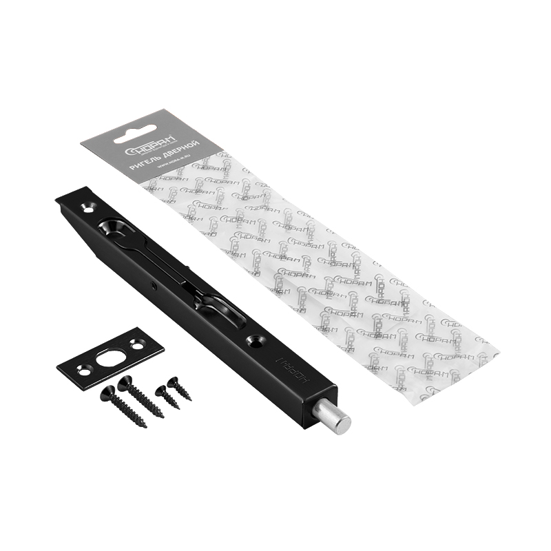 Комплектация и упаковка Ригель 160 мм 6,5" цвет Черный Нора-М